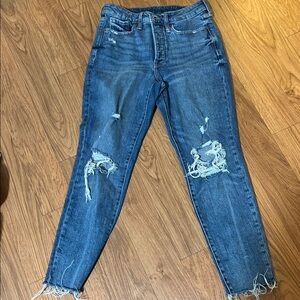 Distressed Blue Women's Jeans